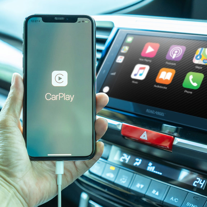 Road Angel RA-X721DAB car stereo with Apple CarPlay and Android Auto