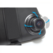 Road Angel Halo Vision mirror dash cam with Halo Pro rear camera installed in car