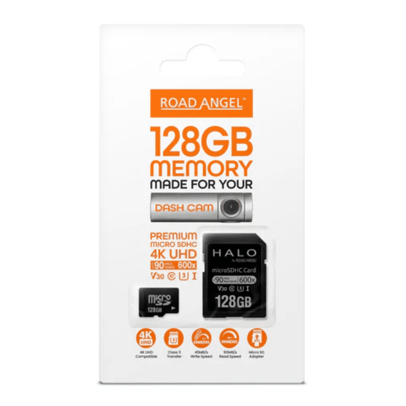 Road Angel 128GB Halo Micro SD Card – High Speed Storage