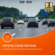 Road Angel Halo Guardian 2K+ Dual Dash Cam – Front and Rear Cameras