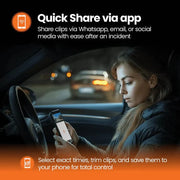 Road Angel Halo Play 4K Dual Dash Cam with 3.2 inch Screen