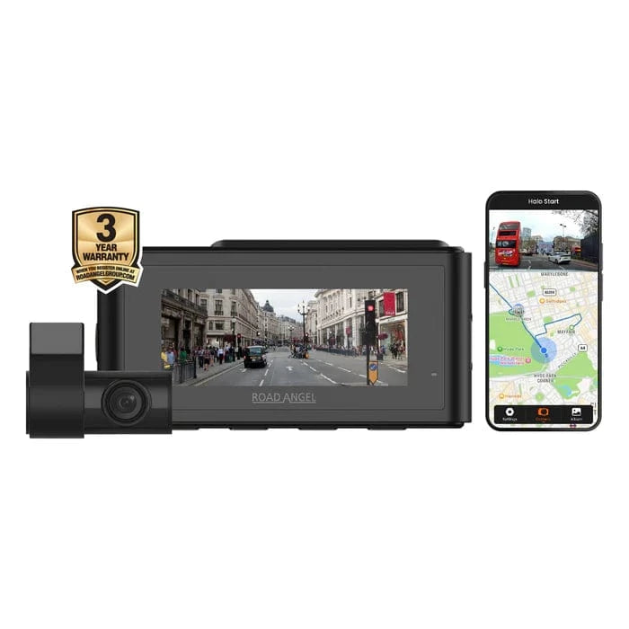 Road Angel Halo Play 4K Dual Dash Cam with 3.2 inch Screen