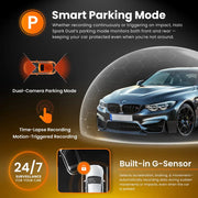Road Angel Halo Spark Dual Dash Camera – Front and Rear Units