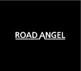 White text 'ROAD ANGEL' on a black background