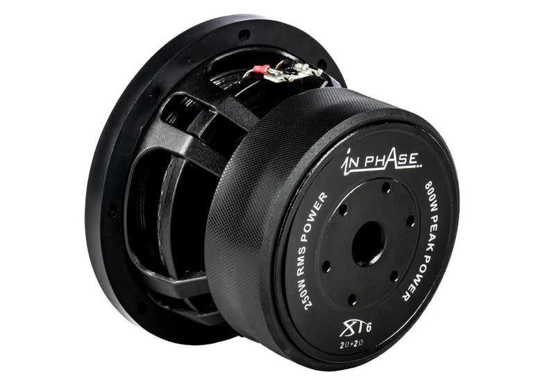 In Phase BX46XT Quad 6-inch ported sub enclosure with four XT-6 subwoofers bass package