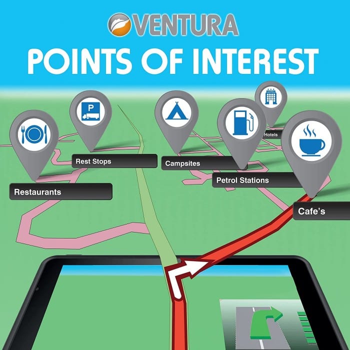Snooper S5100 Ventura-Plus Caravan & Motorhome Navigation with 5" LCD Touchscreen