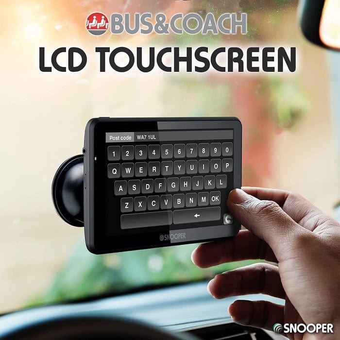 Snooper SC5900 Bus & Coach 5" Touchscreen Sat-Nav with Built in Dashcam