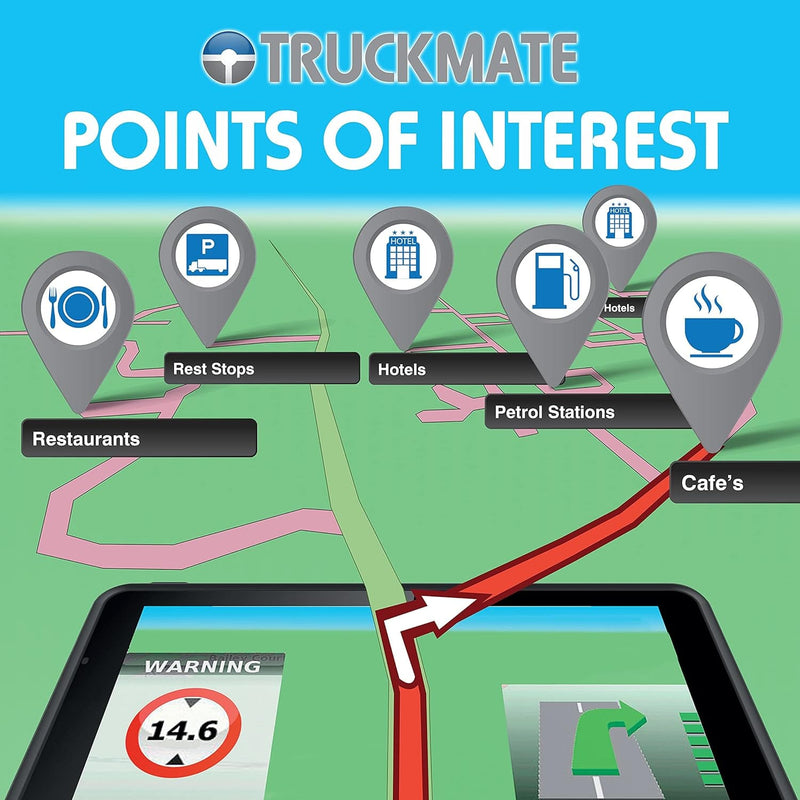 Snooper S6900 Truckmate-Pro HGV Navigation System 7" Widescreen LCD