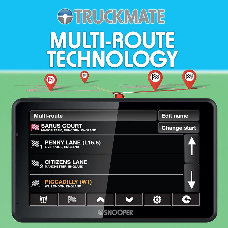 Snooper S6900 Truckmate-Pro HGV Navigation System 7" Widescreen LCD