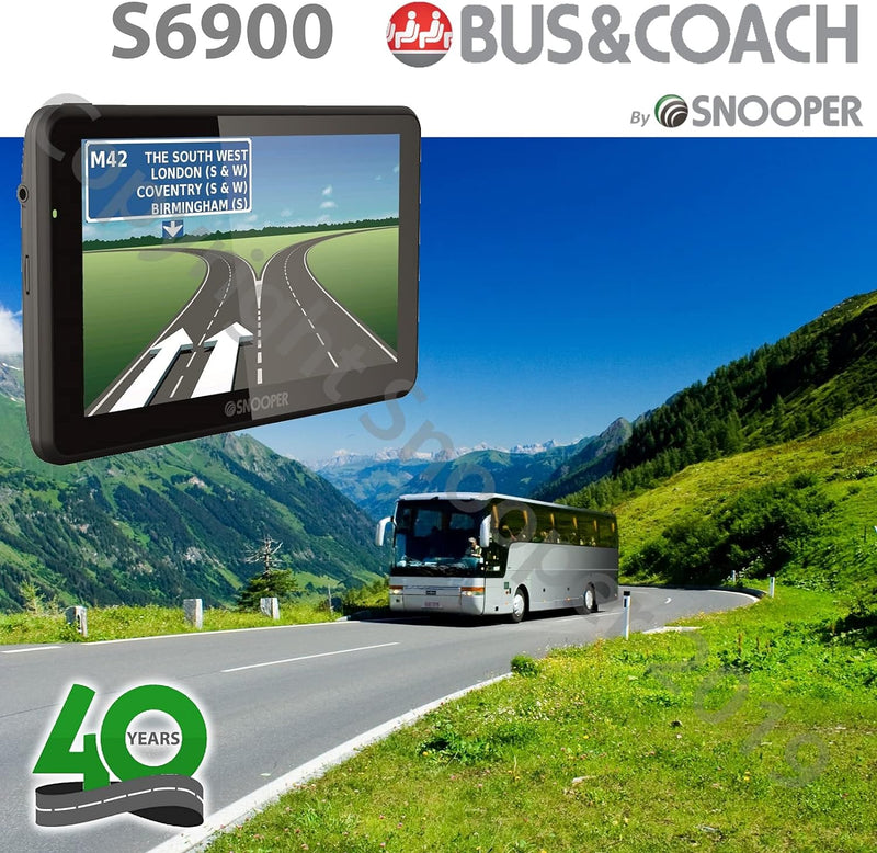 Snooper S6900 Bus And Coach Sat Nav with 7" Widescreen LCD