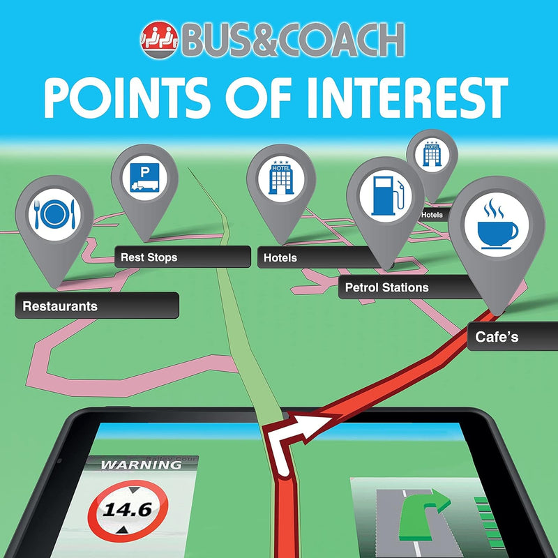 Snooper S6900 Bus And Coach Sat Nav with 7" Widescreen LCD