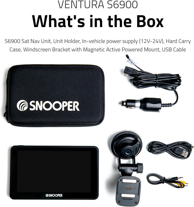 Snooper S6900 Ventura-Pro 7" Widescreen LCD Caravan Motorhome Navigation System