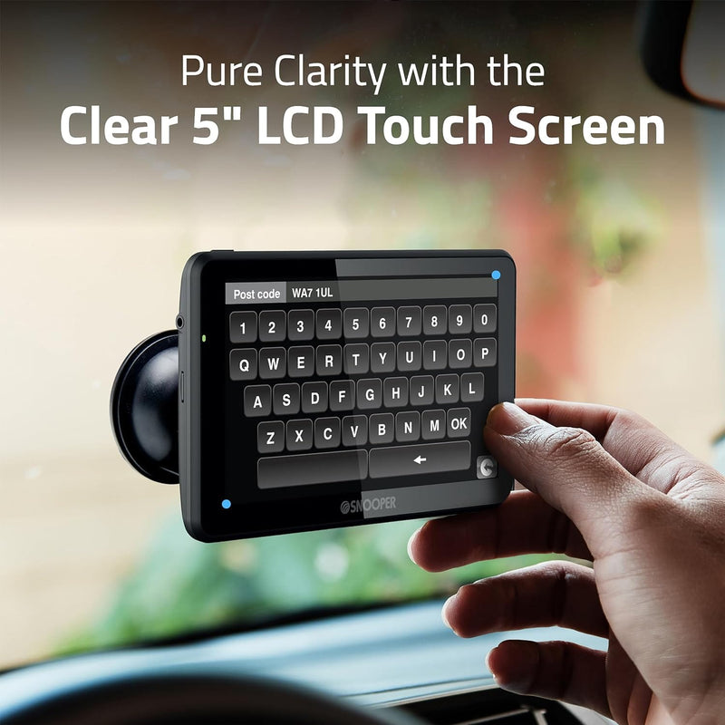 Snooper SC5900 Ventura-Plus 5" Touchscreen Sat-Nav with Built in Dashcam