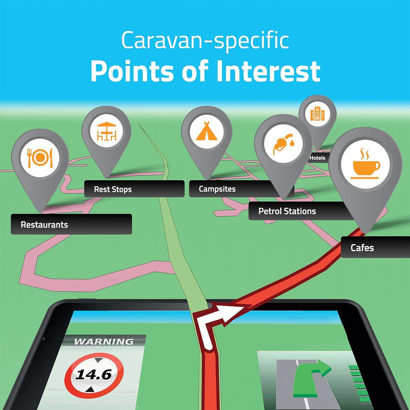 Snooper SC5900 Ventura-Plus 5" Touchscreen Sat-Nav with Built in Dashcam