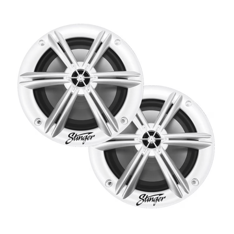 Stinger SEA65W 6.5-inch 2-way white marine coaxial speaker