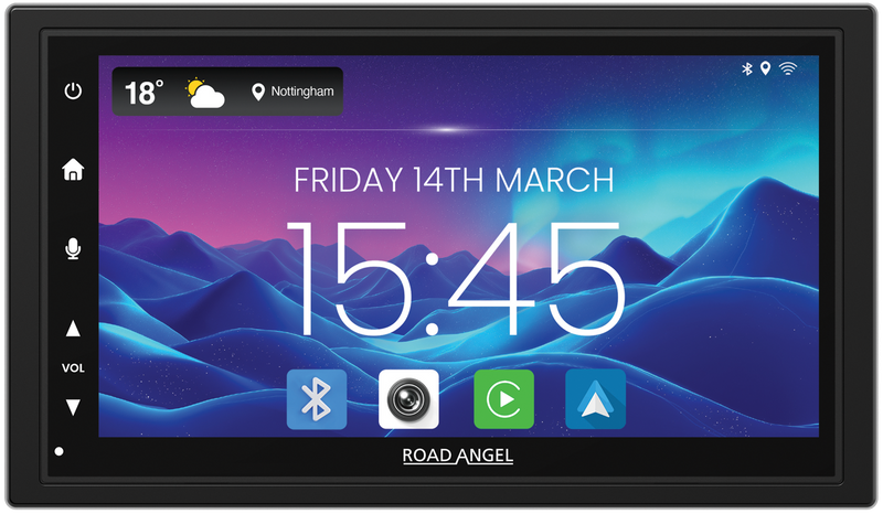 Road Angel RA-X622BT - Car Stereo With 7" Touch Screen Display, Bluetooth, Wireless Android Auto & Apple Car Play