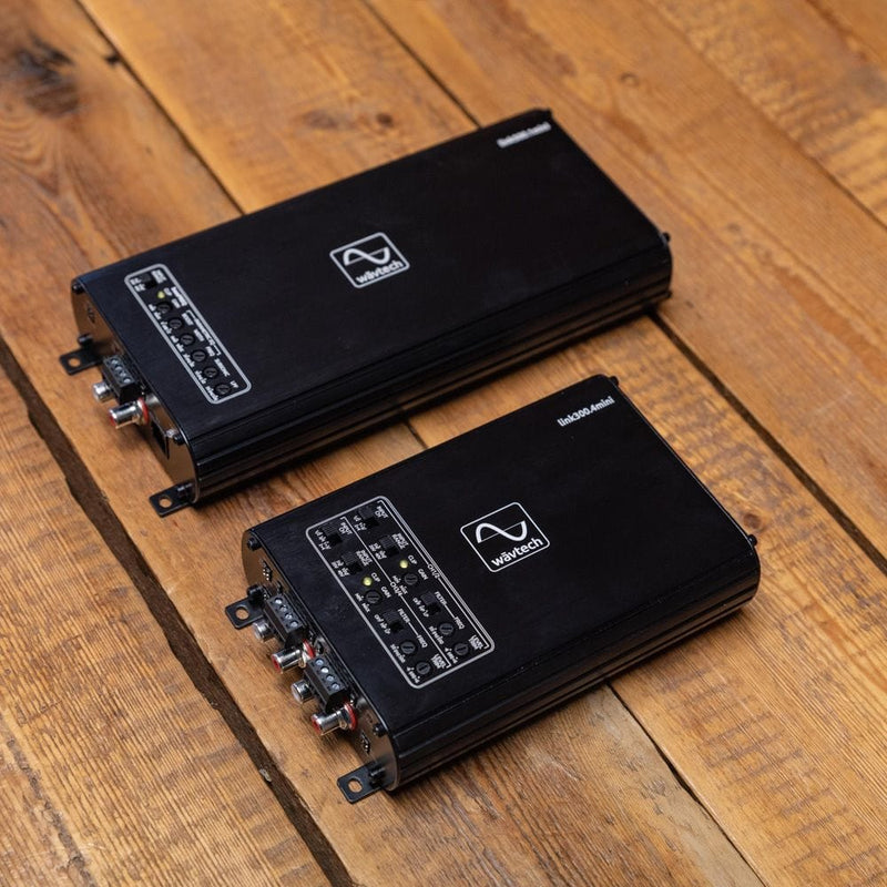 WavTech link300.4mini 4 Channel Car Amplifier with Trim Level Adjustment