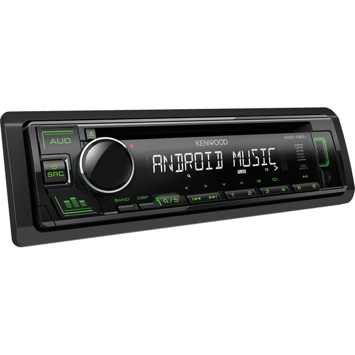 Kenwood KDC-130UR CD Tuner with Aux In & USB Red Illumination