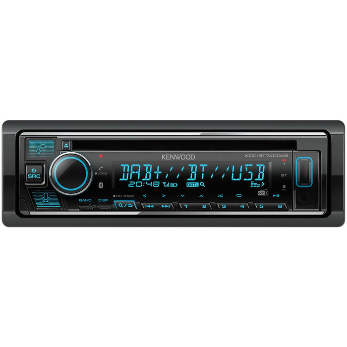 Kenwood KDC-BT740DAB CD Receiver with Built-in Alexa, Bluetooth & DAB+ Radio