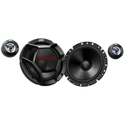 JVC CS-DR1700C 17cm 360W car component speaker kit with separate tweeters and crossovers for enhanced sound quality