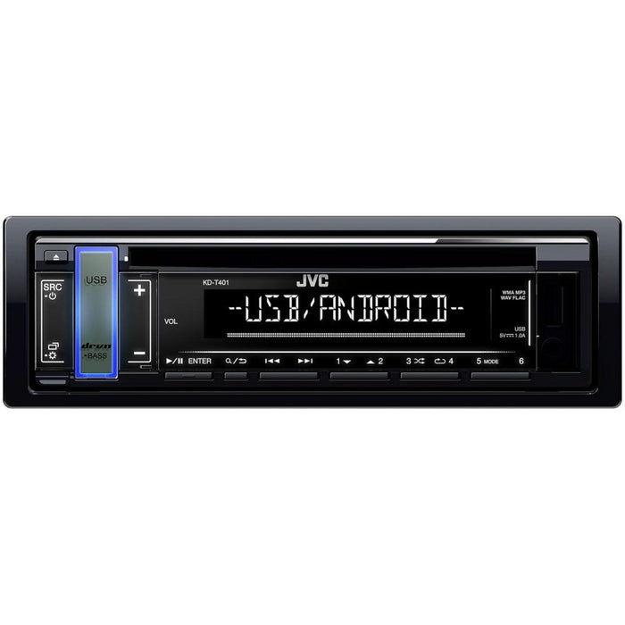 JVC KD-T401 CD Tuner with Aux & USB