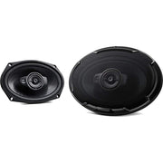 Kenwood KFC-PS6976 6x9 3-way car speakers with polypropylene woofer, midrange driver and dome tweeter
