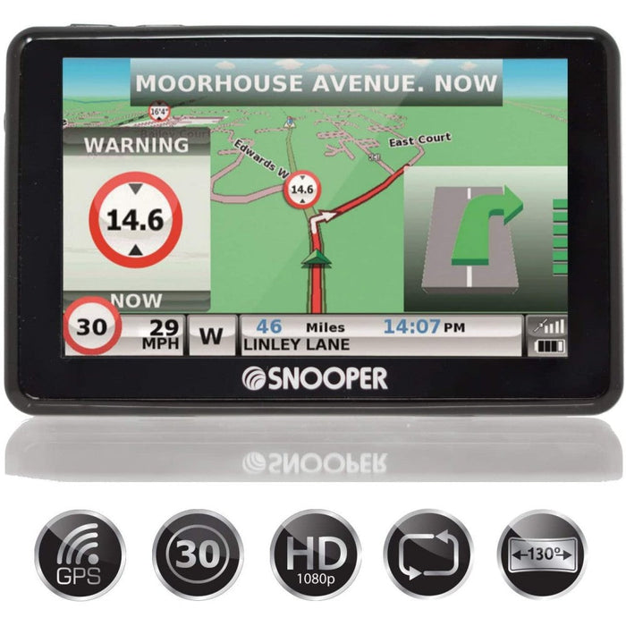 Snooper Syrius SC5900 5" Touchscreen Sat-Nav with Built in Dashcam