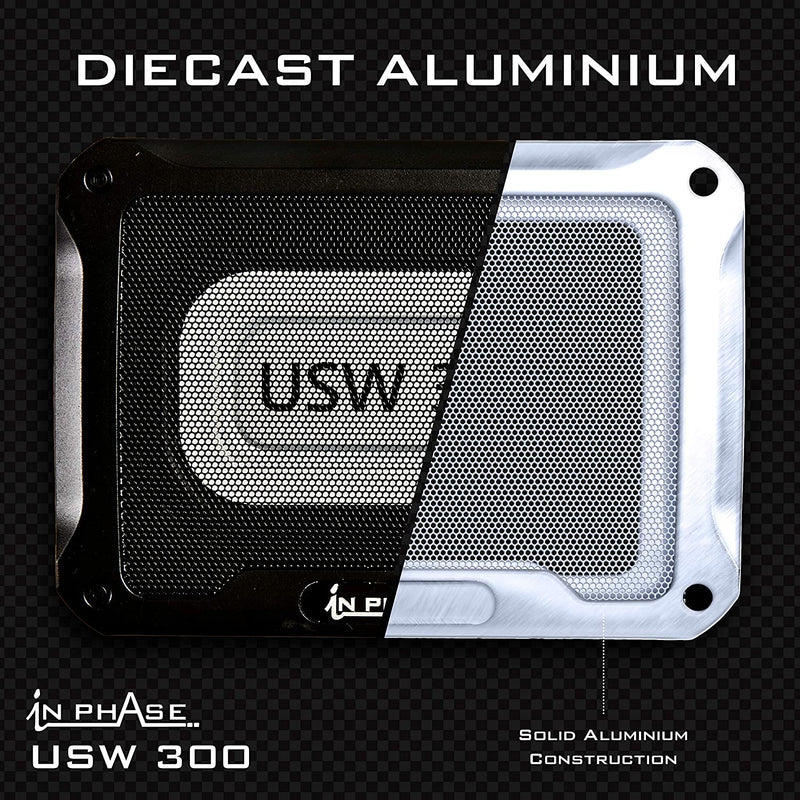 In Phase USW300 - 300W Underseat Compact Subwoofer