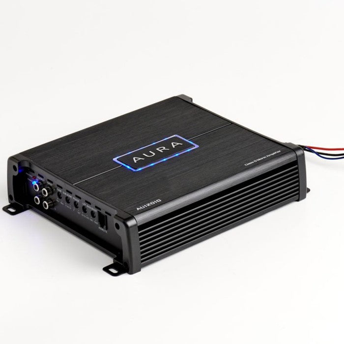 Aura AU1201D by Road Angel 1200W 1Channel Mono Peak Power Car Amplifi