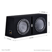 In Phase BX212PL Double 12" Ported Subwoofer Enclosure
