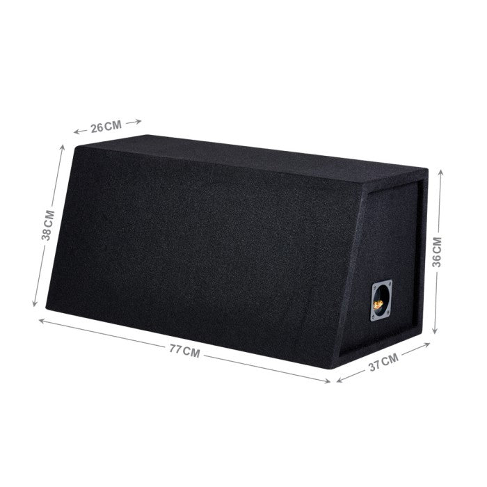 In Phase BX212S Double 12" Sealed Subwoofer Enclosure
