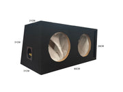 In Phase BX28PL Double 8" Ported Subwoofer Enclosure
