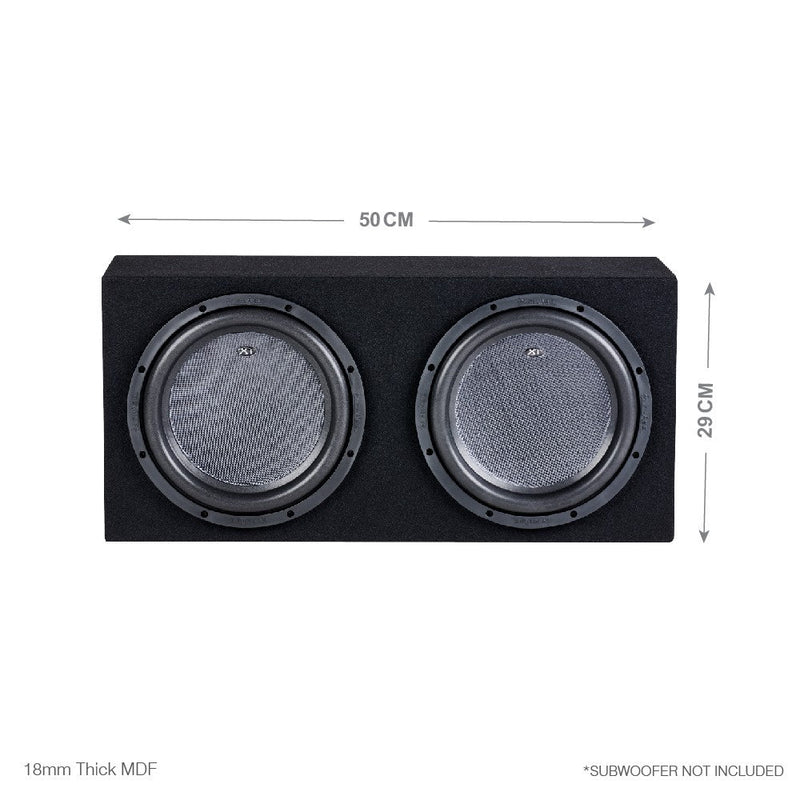 In Phase BX28S Double 8" Sealed Subwoofer Enclosure
