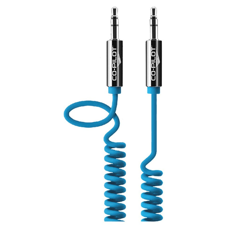 Co-Pilot High End Coiled AUX Cable