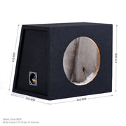 In Phase BX12SL 12" Sealed Subwoofer Enclosure
