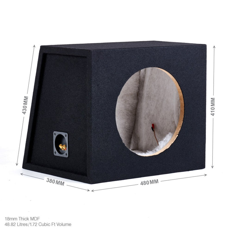 In Phase BX12SL 12" Sealed Subwoofer Enclosure
