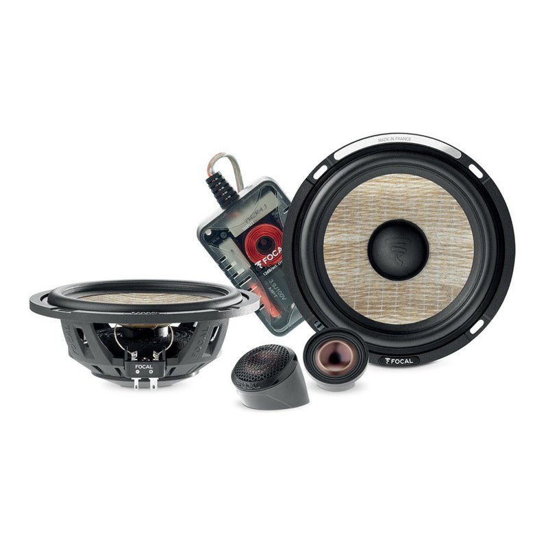 Focal PS165FSE Shallow Mount 6.5" 2-way Component Speaker System with Flax cone Technology