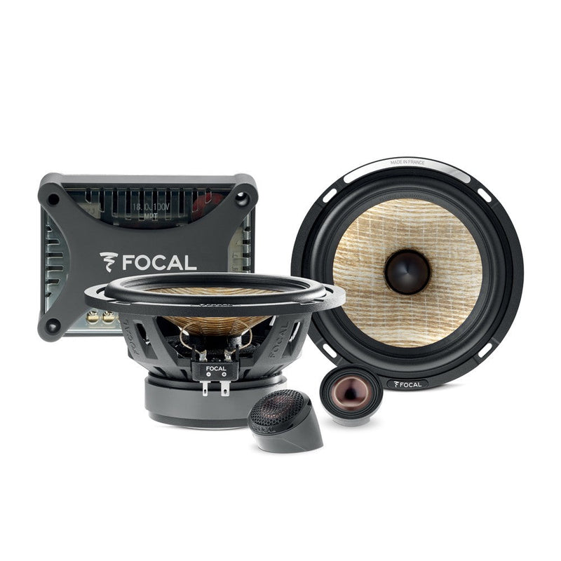 Focal PS165FXE Bi-Amplified 6.5" 2-way Component Speaker System with Flax cone Technology