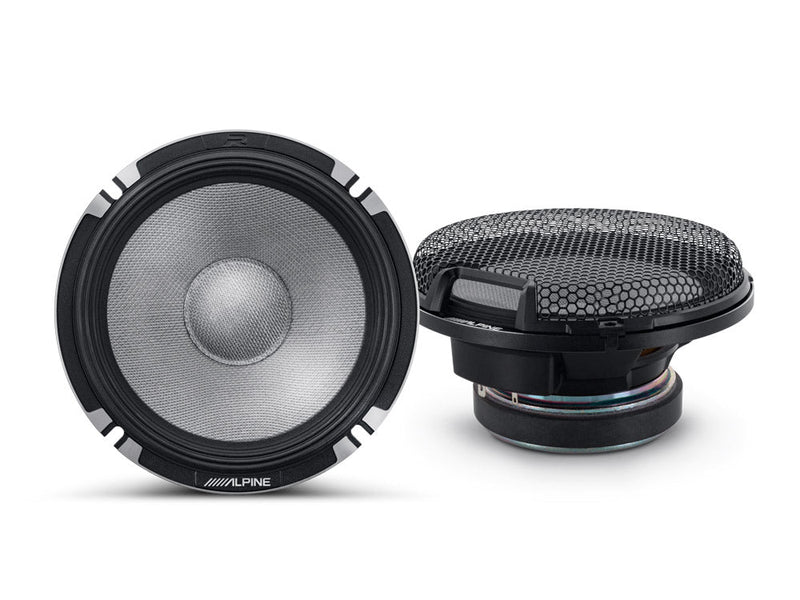 Alpine R2-S652 6.5” 2-Way Car Door Component Speakers for high-quality audio and clear sound