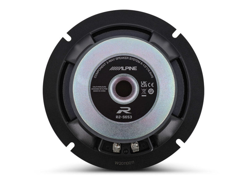 Alpine R2-S652 6.5” 2-Way Car Door Component Speakers for high-quality audio and clear sound