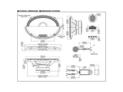 Alpine R2-S69C 6x9" R-Series component 2-way car speakers — 300W peak, 100W RMS