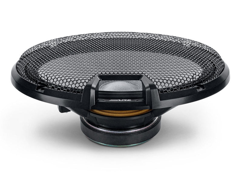 Alpine R2-S69C 6x9" R-Series component 2-way car speakers — 300W peak, 100W RMS