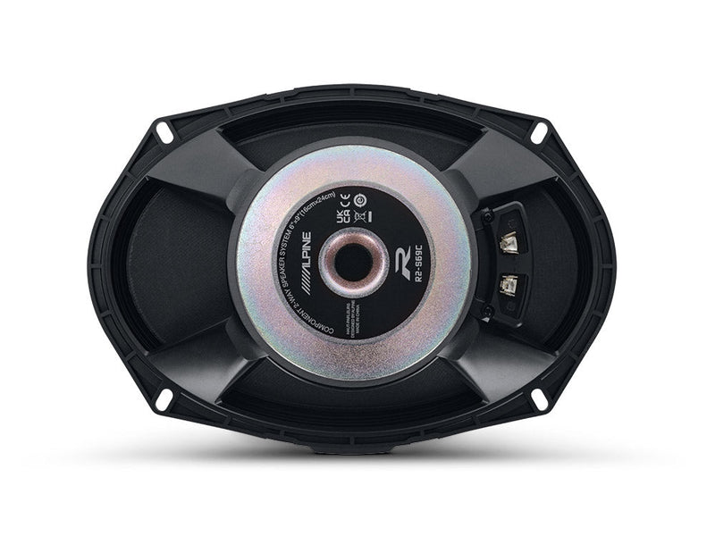 Alpine R2-S69C 6x9" R-Series component 2-way car speakers — 300W peak, 100W RMS