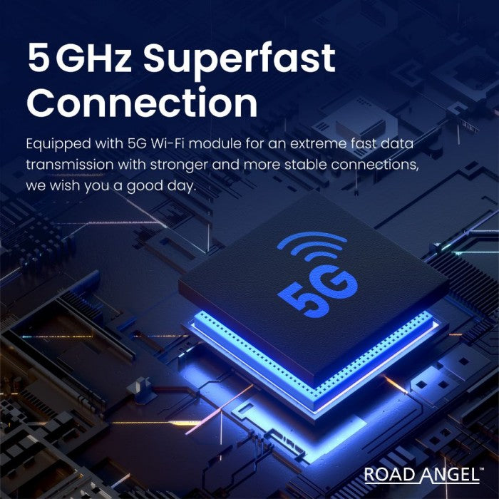 Road Angel RAAA1 Wireless Android Auto Adapter Plug & Play 5G WIFI Online Update