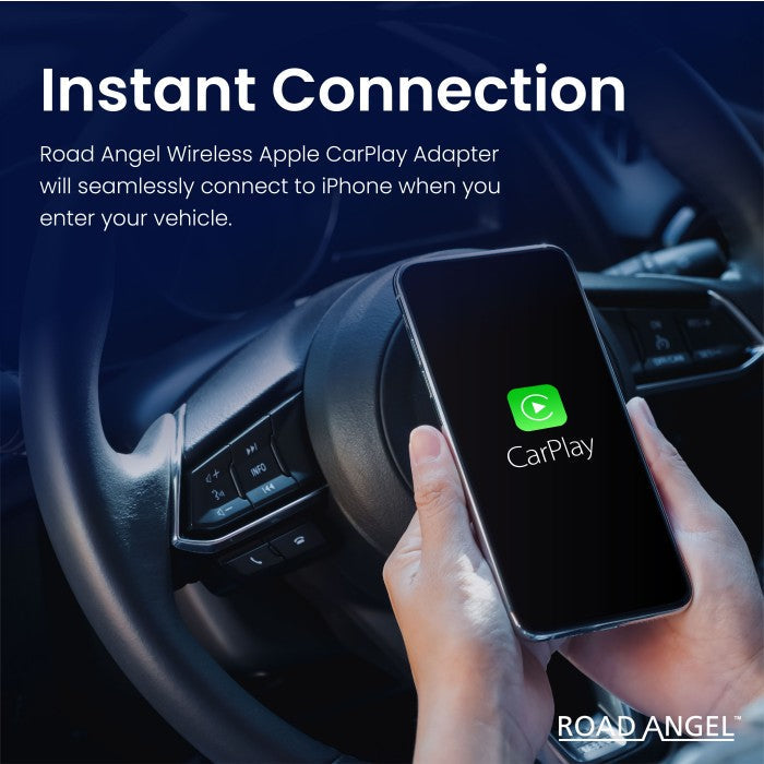 Road Angel RACP2 Wireless Apple Car Play Adapter for Aftermarket and OEM