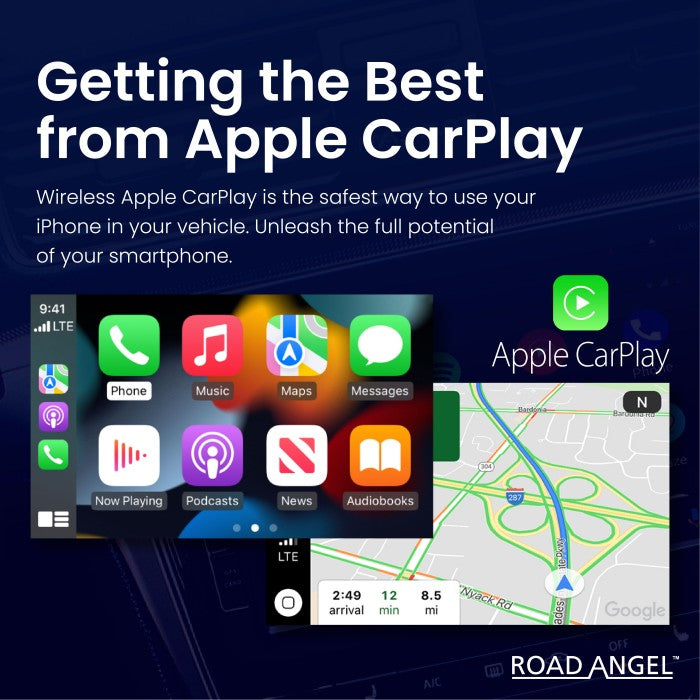 Road Angel RACP2 Wireless Apple Car Play Adapter for Aftermarket and OEM