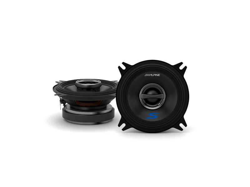 Alpine S-S40 4" (10 cm) Coaxial 2-Way S-Series Speakers