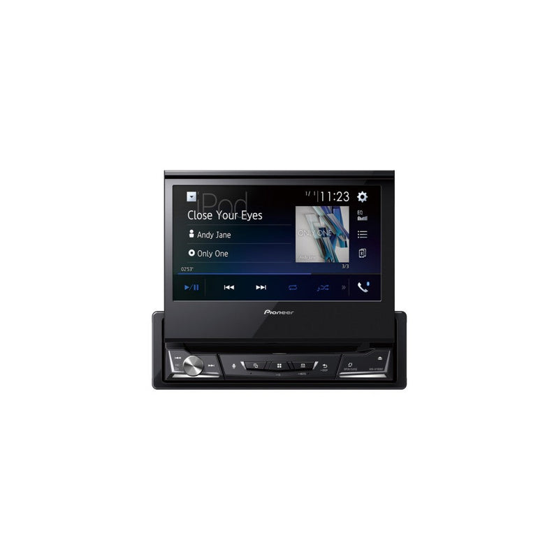Pioneer AVH-A7100BT 7" Motorised Screen Single Din BT,USB