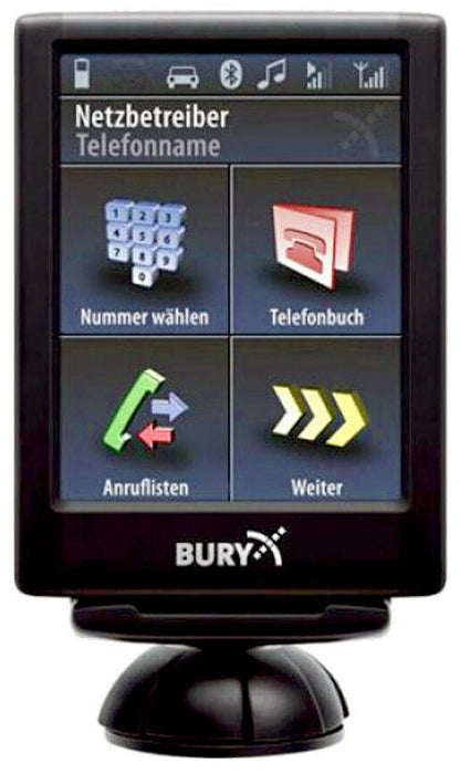 Bury CC9056PLUS Bluetooth handsfree with colour touchscreen and audio streaming