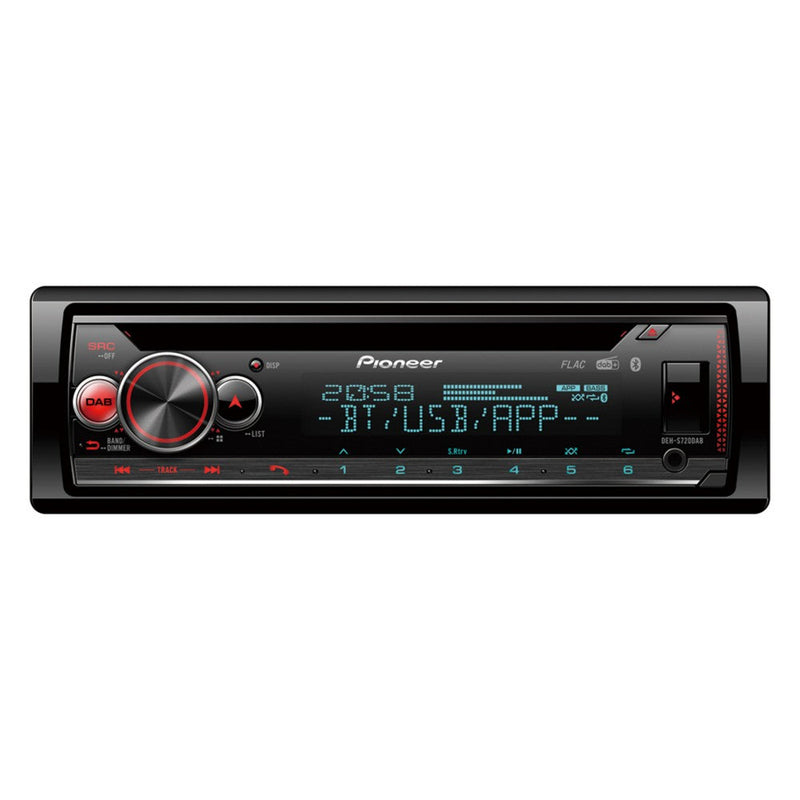 Pioneer DEH-S720DAB – 1-DIN CD Tuner with DAB+ and Bluetooth